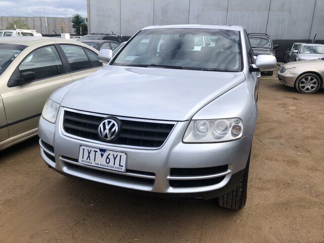 Used Volkswagen Touareg 7L V6 Hoppers Crossing, 2004 Volkswagen Touareg 7L V6 Silver 6 Speed Automatic Tiptronic Wagon