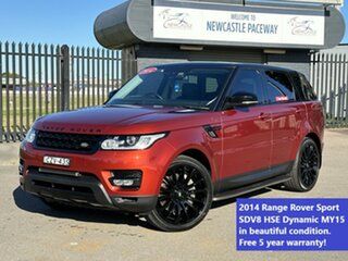 2014 Land Rover Range Rover Sport L494 MY15 SDV8 HSE Dynamic Red 8 Speed Sports Automatic Wagon.