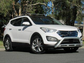 2014 Hyundai Santa Fe DM MY14 Highlander White 6 Speed Sports Automatic Wagon