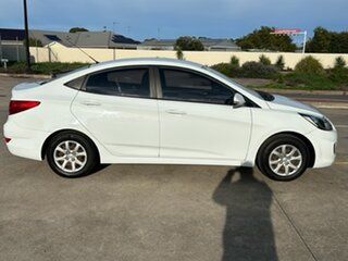 2015 Hyundai Accent RB2 MY15 Active White 4 Speed Sports Automatic Sedan.