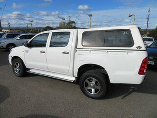 2010 Toyota Hilux KUN26R 09 Upgrade SR (4x4) White 4 Speed Automatic Dual Cab Pick-up
