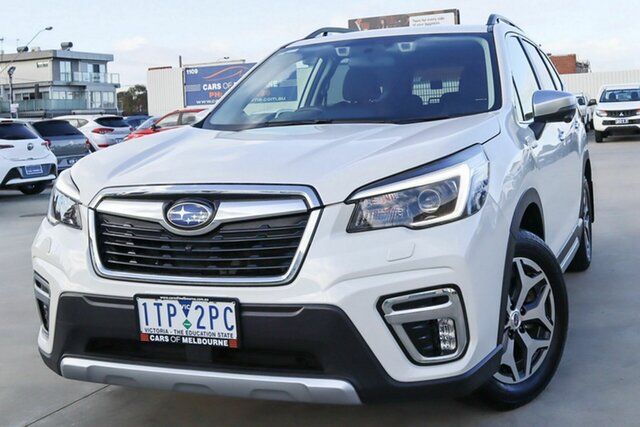 Used Subaru Forester S5 MY21 Hybrid L CVT AWD Coburg North, 2021 Subaru Forester S5 MY21 Hybrid L CVT AWD White 7 Speed Constant Variable Wagon Hybrid