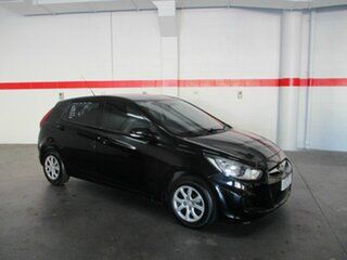 2014 Hyundai Accent RB2 Active Black 6 Speed Manual Hatchback.