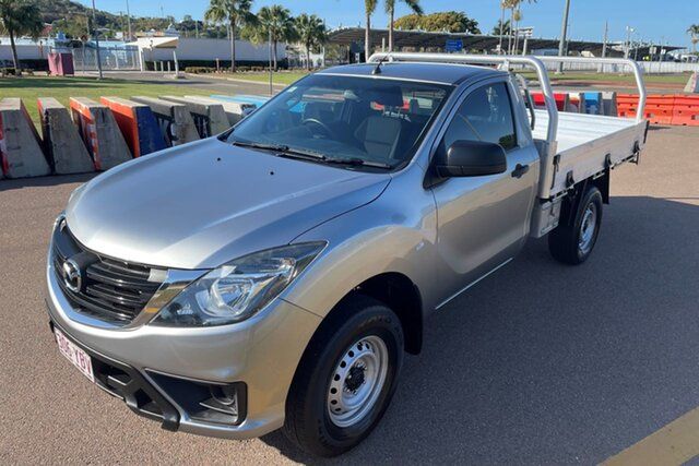 Used Mazda BT-50 UR0YG1 XT 4x2 Hi-Rider Townsville, 2018 Mazda BT-50 UR0YG1 XT 4x2 Hi-Rider Aluminium 6 Speed Manual Cab Chassis