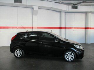 2014 Hyundai Accent RB2 Active Black 6 Speed Manual Hatchback.