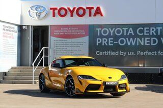 2021 Toyota Supra J29 GR GTS Silverstone Yellow 8 Speed Sports Automatic Coupe.