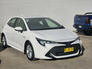 2021 Toyota Corolla ZWE211R Ascent Sport Hybrid White 10 Speed Constant Variable Hatchback.