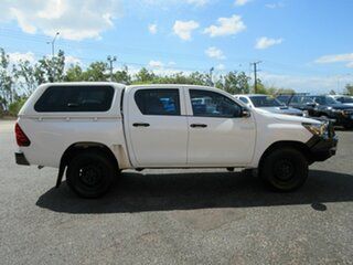 2016 Toyota Hilux GUN125R Workmate Double Cab White 6 Speed Manual Utility