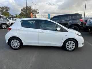 2012 Toyota Yaris NCP131R YRS White 4 Speed Automatic Hatchback