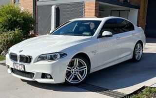 2014 BMW 5 Series F10 LCI 535d Steptronic M Sport White 8 Speed Sports Automatic Sedan