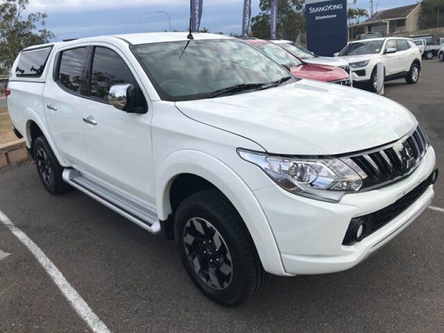 Used Mitsubishi Triton MQ MY18 Exceed Double Cab South Gladstone, 2018 Mitsubishi Triton MQ MY18 Exceed Double Cab White 5 Speed Sports Automatic Utility