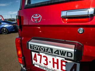 2023 Toyota Landcruiser VDJ76R Workmate Red 5 Speed Manual Wagon