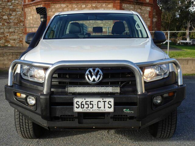 Used Volkswagen Amarok 2H MY12.5 TDI420 (4x4) Enfield, 2013 Volkswagen Amarok 2H MY12.5 TDI420 (4x4) White 8 Speed Automatic Dual Cab Chassis