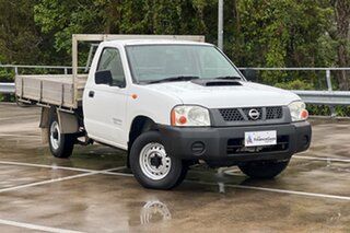 2009 Nissan Navara D22 MY08 DX (4x2) White 5 Speed Manual Cab Chassis