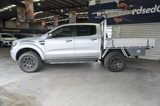 2018 Ford Ranger PX MkII 2018.00MY XLT Double Cab Silver 6 Speed Manual Utility