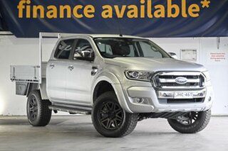 2018 Ford Ranger PX MkII 2018.00MY XLT Double Cab Silver 6 Speed Sports Automatic Utility.
