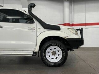 2008 Toyota Hilux KUN26R MY08 SR White 5 Speed Manual Cab Chassis