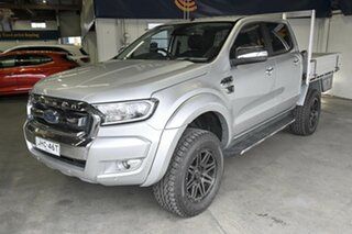 2018 Ford Ranger PX MkII 2018.00MY XLT Double Cab Silver 6 Speed Sports Automatic Utility