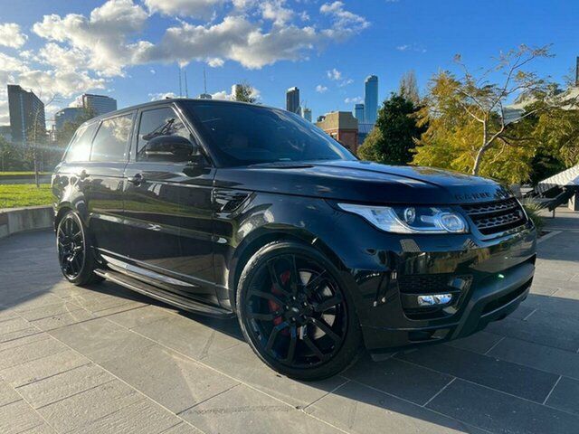 Used Land Rover Range Rover Sport L494 15.5MY Autobiography South Melbourne, 2015 Land Rover Range Rover Sport L494 15.5MY Autobiography Black 8 Speed Sports Automatic Wagon