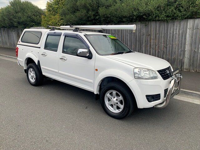 Used Great Wall V240 K2 MY11 (4x4) North Hobart, 2013 Great Wall V240 K2 MY11 (4x4) White 5 Speed Manual Dual Cab Utility