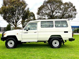 2016 Toyota Landcruiser LC70 VDJ78R MY17 GXL (4x4) 2 Seat White 5 Speed Manual Troop Carrier