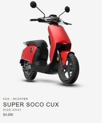 2022 Super Soco CUX Electric.