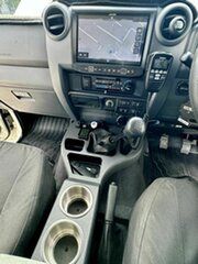 2019 Toyota Landcruiser VDJ79R GXL White 5 Speed Manual Dual Cab