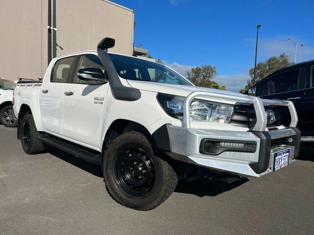Used Toyota Hilux GUN126R SR Double Cab East Bunbury, 2017 Toyota Hilux GUN126R SR Double Cab White 6 Speed Sports Automatic Utility