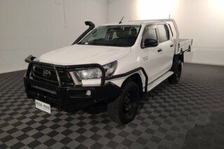 2020 Toyota Hilux GUN126R SR Double Cab White 6 speed Automatic Cab Chassis
