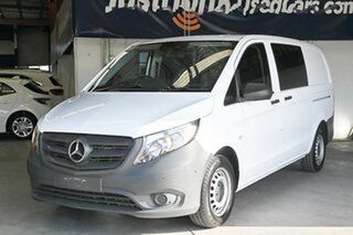 2018 Mercedes-Benz Vito 447 114BlueTEC Crew Cab MWB 7G-Tronic + White 7 Speed Sports Automatic Van