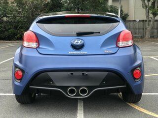 2015 Hyundai Veloster FS4 Series II SR Coupe D-CT Turbo + Blue 7 Speed Sports Automatic Dual Clutch