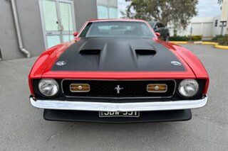 1971 Ford Mustang Mach 1 Fastback Brightred 4 Speed Manual Fastback.