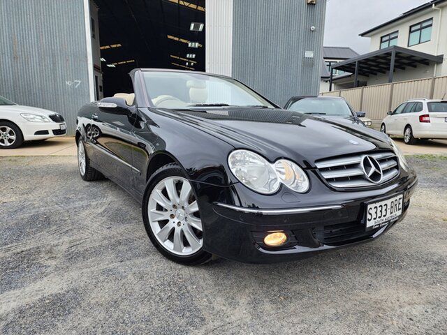Used Mercedes-Benz CLK280 C209 07 Upgrade Elegance Allenby Gardens, 2007 Mercedes-Benz CLK280 C209 07 Upgrade Elegance Black 7 Speed Automatic G-Tronic Cabriolet