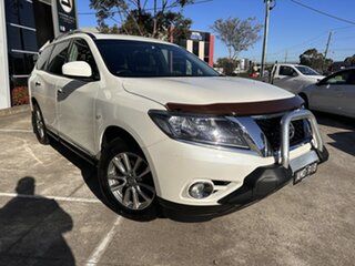 2017 Nissan Pathfinder R52 Series II MY17 ST-L X-tronic 4WD Pearl White 1 Speed Constant Variable.