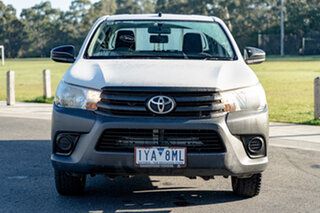 2016 Toyota Hilux TGN121R Workmate Glacier White 6 Speed Automatic Dual Cab Utility