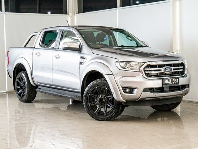 Used Ford Ranger PX MkIII 2019.75MY XLT Deer Park, 2019 Ford Ranger PX MkIII 2019.75MY XLT Silver, Chrome 6 Speed Sports Automatic Double Cab Pick Up