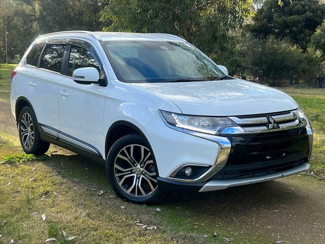Used Mitsubishi Outlander ZK MY18 LS AWD Safety Pack Wodonga, 2017 Mitsubishi Outlander ZK MY18 LS AWD Safety Pack White 6 Speed Constant Variable Wagon
