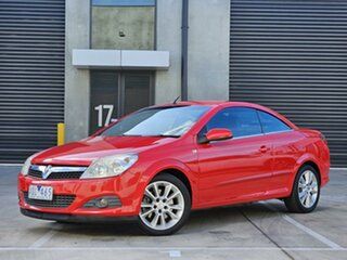 2007 Holden Astra AH MY07 Twin TOP Red 4 Speed Automatic Convertible