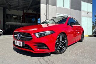 2020 Mercedes-Benz A-Class V177 800+050MY A180 DCT Red 7 Speed Sports Automatic Dual Clutch Sedan.