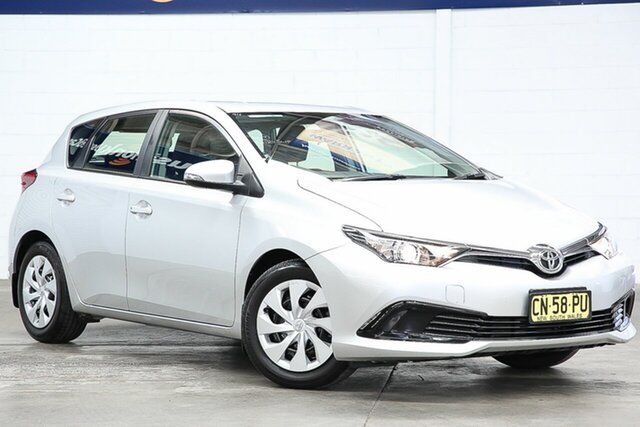 Used Toyota Corolla ZRE182R Ascent S-CVT Erina, 2017 Toyota Corolla ZRE182R Ascent S-CVT Silver 7 Speed Constant Variable Hatchback