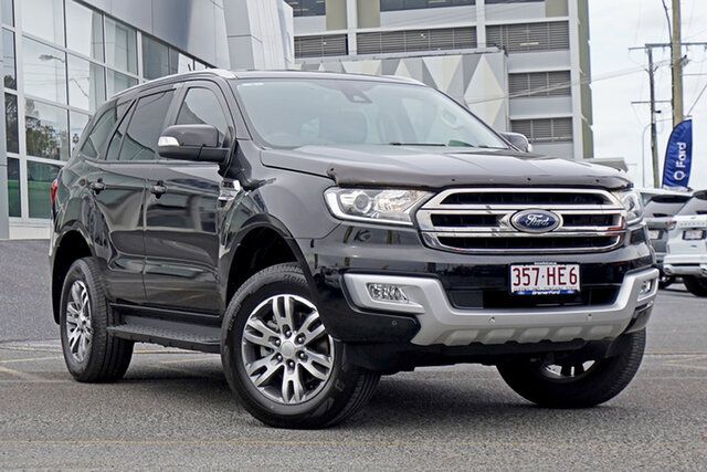 Used Ford Everest UA 2018.00MY Trend Springwood, 2018 Ford Everest UA 2018.00MY Trend Black 6 Speed Sports Automatic SUV