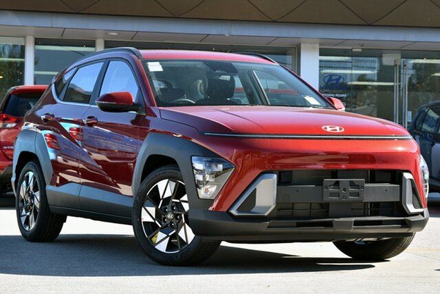New Hyundai Kona SX2.V1 MY24 2WD Wangaratta, 2023 Hyundai Kona SX2.V1 MY24 2WD Ultimate Red 1 Speed Automatic SX2 KONA 5 Seater Wagon