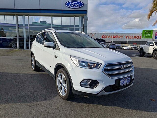 Used Ford Escape ZG 2018.00MY Trend Morley, 2018 Ford Escape ZG 2018.00MY Trend Frozen White 6 Speed Sports Automatic Dual Clutch SUV