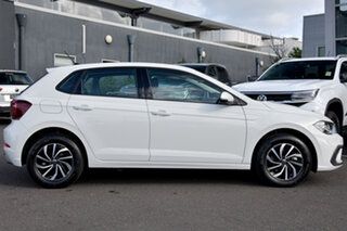 2023 Volkswagen Polo AE MY23 85TSI DSG Life White 7 Speed Sports Automatic Dual Clutch Hatchback.
