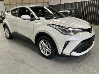 2021 Toyota C-HR NGX10R GXL (2WD) White Continuous Variable Wagon.