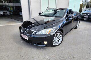 2012 Lexus IS GSE20R MY10 IS250 C Prestige Black 6 Speed Sports Automatic Convertible.