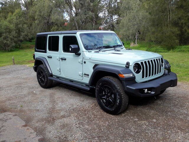 New Jeep Wrangler JL MY23 Unlimited Night Eagle Salisbury Park, 2023 Jeep Wrangler JL MY23 Unlimited Night Eagle Earl Clear Coat 8 Speed Automatic Hardtop