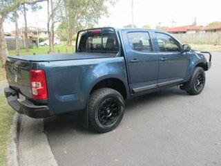2015 Holden Colorado RG MY16 LS Crew Cab Blue 6 Speed Manual Cab Chassis.