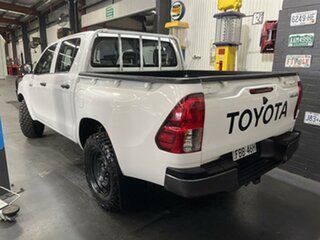 2017 Toyota Hilux GUN125R MY17 Workmate (4x4) White 6 Speed Manual Dual Cab Utility.