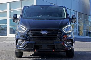 2020 Ford Transit Custom VN 2019.75MY 320L (Low Roof) Sport Black 6 Speed Automatic Double Cab Van.